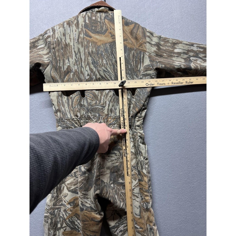 VTG Liberty Hunting Coveralls Youth 10 Regular Brown Realtree Camo Insulated USA - Picture 10 of 14